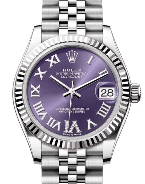 rolex aubergine|Datejust 31 .